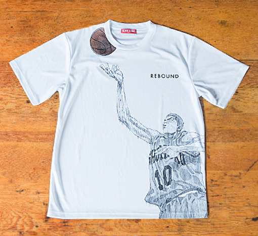 バスケットtシャツ ウェア スラムダンク フラワー 井上雄彦 井上雄彦 花道 Rebound Tee Wht Menの通販はau Pay マーケット アルティメットコレクション