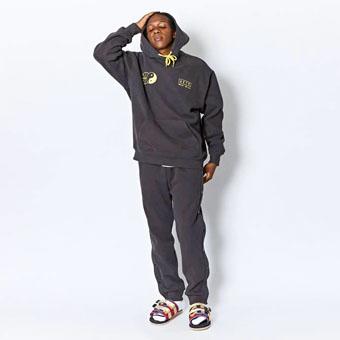 バスケットパンツ ウェア 秋冬物 アクター AKTR SIDE SNAP SWEAT PANTS