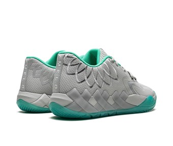 バスケットシューズ バッシュ  ラメロボール  プーマ Puma MB.01 Lo  UFO Gray/Teal   の通販は