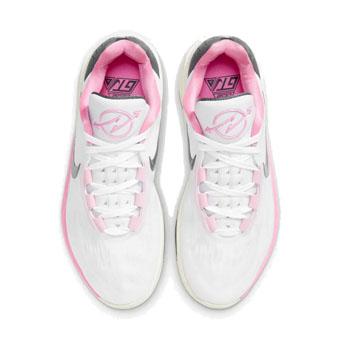 バスケットシューズ バッシュ   ナイキ Nike Air Zoom G.T. Cut 2  White/Grey/Pink の通販は