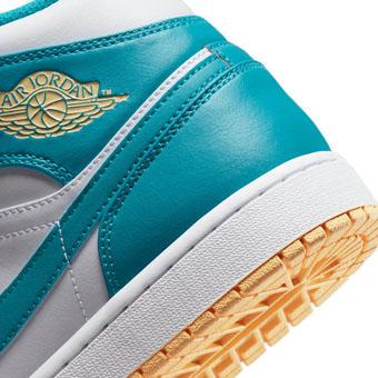 バスケットシューズ バッシュ スニーカー   ジョーダン Jordan Air Jordan 1 Mid Aqua tone バスケットシューズ バッシュ スニーカー ジョーダン Jordan Air