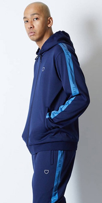 バスケットジャケット ウェア 秋冬物 アクター AKTR BASIC TRACK SUITS JACKET BLUE バスケットボール