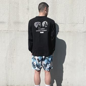 バスケットロング　Tシャツ ウェア   アクター AKTR eyewater BOY L/S TEE  BLACK   【ME