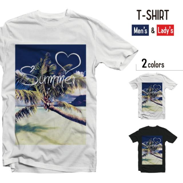 Tシャツ メンズ 半袖 レディース 半袖 おしゃれ ブラック ホワイト Summer 夏 デザイン ハワイアン 風景 景色 オリジナル かわいい 癒し の通販はau Pay マーケット Axia Mall