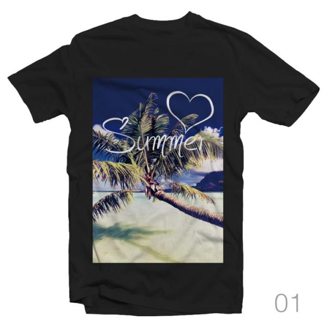 Tシャツ メンズ 半袖 レディース 半袖 おしゃれ ブラック ホワイト Summer 夏 デザイン ハワイアン 風景 景色 オリジナル かわいい 癒し の通販はau Pay マーケット Axia Mall
