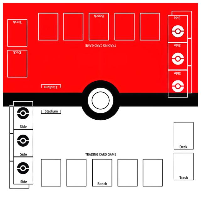 ポケモンカード プレイマット ラバー プレイマット 折りたたみ TCG