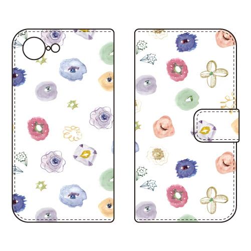 手帳型スマホケース Saqui Hotate 「mehana」 （受注生産）SECOND SKIN iPhone 16e