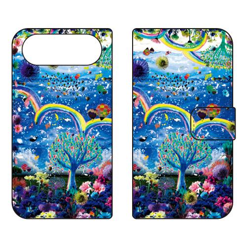 手帳型スマホケース monikotoデザイン 祝福の花園 (受注生産) iPhone Air