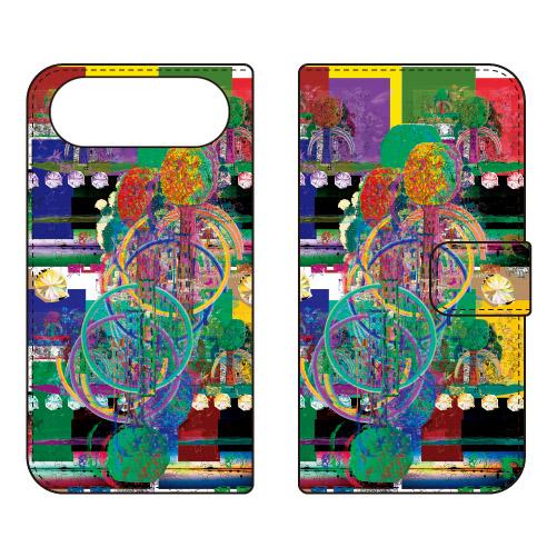 手帳型スマホケース monikotoデザイン タネマフタ (受注生産) iPhone Air