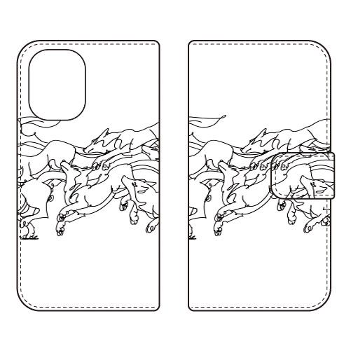 手帳型スマホケース Yohei Takahashi 「Wolvesribbon」 （受注生産）SECOND SKIN iPhone 16