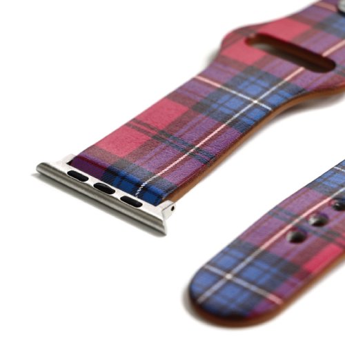 アップルウォッチバンド 42/44mm Moisture Stripe ブルー design by Moisture（SECOND SKIN） スマートウォッチ