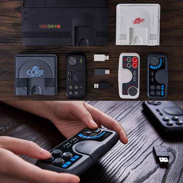 ニンテンドースイッチ 2.4Gワイヤレスゲームパッド PC Engine Miniワイヤレスコントローラー 8Bitdo