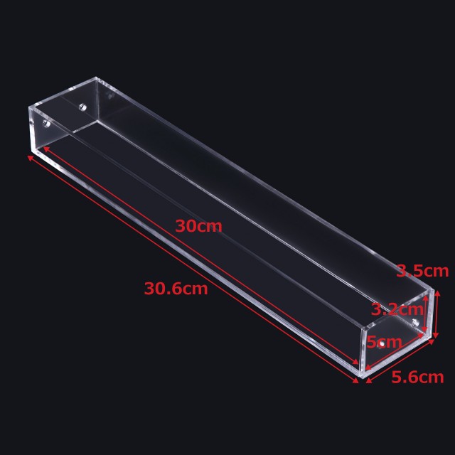 アクリル ケース 4段 透明 収納 長方形 大型 ディスプレイ ラック 展示