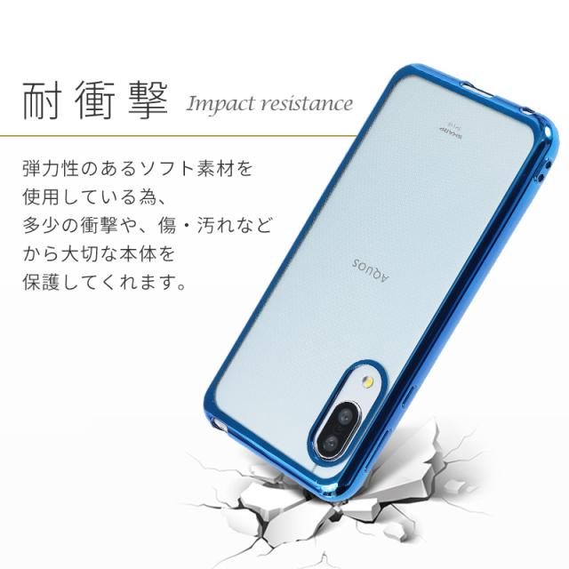 スマホケース AQUOS sense3 ケース shv48 TPU color aquos shv45 携帯
