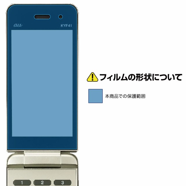 KYF43 かんたんケータイ au - 携帯電話本体