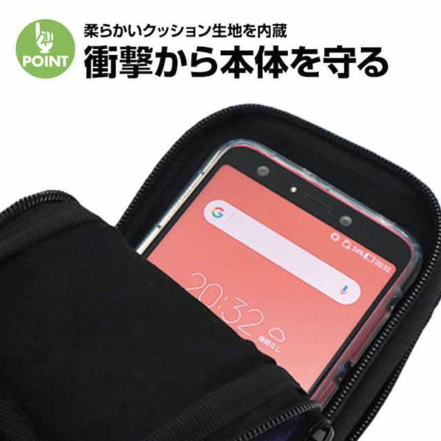 スマホ 2台収納 スマホポーチ カラビナ付き ASDEC SH-CA01 スマホ ベルトポーチ メンズベルトポーチ リュックポーチ フリーサイズ  スマホ｜au PAY マーケット