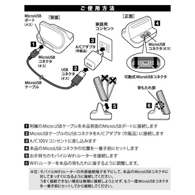 Micro Usb版 モバイルwifiルーター用 ユニバーサル充電スタンド 充電器 クレードル 卓上ホルダ フリーサイズasdec アスデック Uc 30の通販はau Pay マーケット モバイルフィルムwowma店