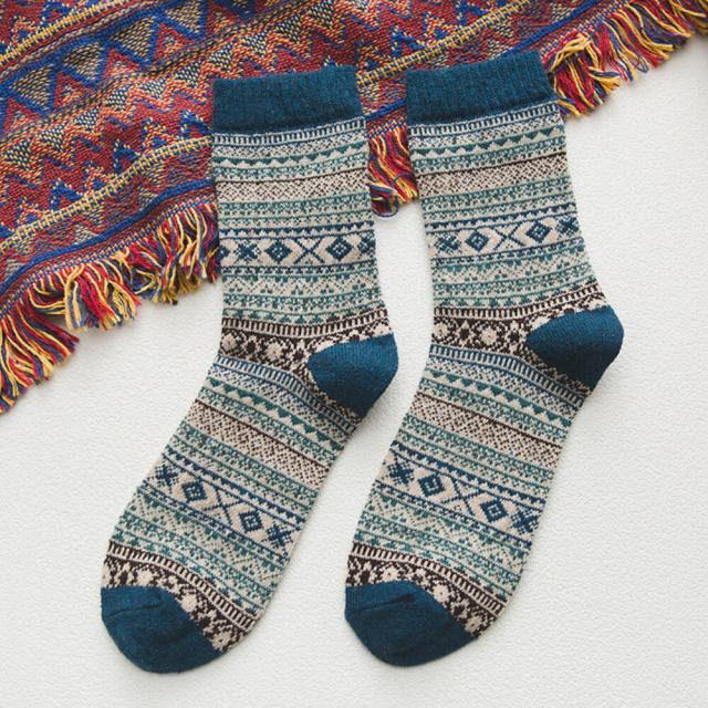 靴下 メンズ 暖かい ジャガードソックス 5足セット 男性用 5p 厚手 冬用 冬 あったか おしゃれ 防寒 ソックス プレゼント クルー丈 カジの通販はau Pay マーケット Marineblue