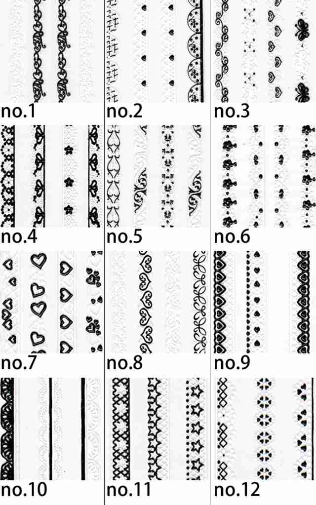 ネイルシール 花 レース モノクロ デコネイルシール デコ デザイン ライン 白黒 シンプル 貼るの通販はau Pay マーケット キレイのメイクブラシ ｑｕｅｅｎｒｅｉ