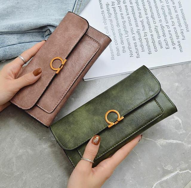 ファッション新作 長財布 レディース財布 財布 カード入れ シンプル 韓国ファッション 大容量 全6色の通販はau Pay マーケット ハナコストア
