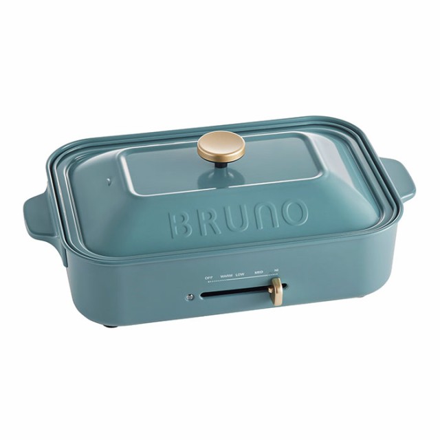 送料無料 BRUNO ブルーノ コンパクトホットプレート 【 二人用 キッチン家電 たこ焼き プレート 鍋 なべ ミニ イデア パンケーキ ホットケーキ  蓋 ふた付き 1200w 温度調節 洗いやすい 一人暮らし おしゃれ 結婚祝 ギフト おまけ付き ラッピング 無料】の通販はau PAY ...