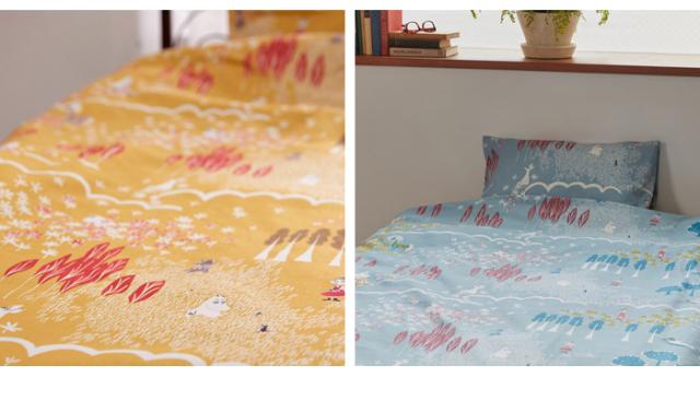 送料無料 日本製 ムーミン 布団カバー シングル コンフォーターケース ここにいるよ MOOMIN TRIBUTE WORKS【ふとんカバー 北欧 150×210cm おしゃれ かわいい 綿 コットン 綿100% 洗える 掛け布団 ファスナー式 クォーターリポート QUARTER REPORT】