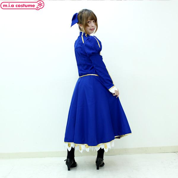1152B★MB【送料無料・即納】青き剣の騎士セット 色：青 サイズ：M/BIG Fate/stay night コスプレ コスチューム 衣装 青セイバー アルトリア ブルードレス 仮装_5