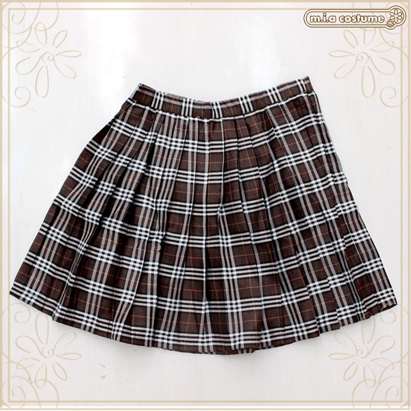 1206E□MB【送料無料・即納】制服 チェック柄プリーツスカート
