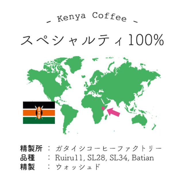 グルメドリップコーヒー「マンボビピ」ケニア ガタイシコーヒーファクトリー 100杯分 / スペシャルティコーヒー 【送料無料】_4