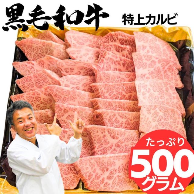 黒毛 和牛 三角バラ カルビ 500ｇ 霜降り 特上カルビ 5人前 〜 6人前 A5 牛肉 BBQ タレ付き 簡易包装 霜降り 国産 高級 焼き肉 ギフト 取り寄せ グルメ 食べ物 お肉 誕生日 内祝い 肉 お肉 焼肉 バーベキュー セット の通販は