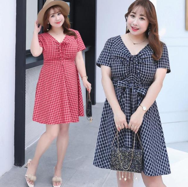 大きいサイズ 太い人 体型カーバ 夏 ワンピース Tシャツワンピース 無地 Vネック の通販はau Pay マーケット ｗoop ｗoop First Store