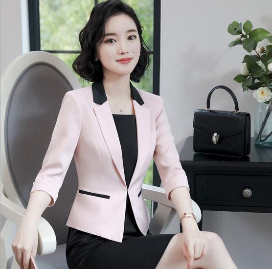 ２点セット ビジネススーツ レディース コート ワンピース 中袖 通勤 オフィス トップス 制服 事務服 入学 フォーマル ビジネス の通販はau Pay マーケット Luck Start