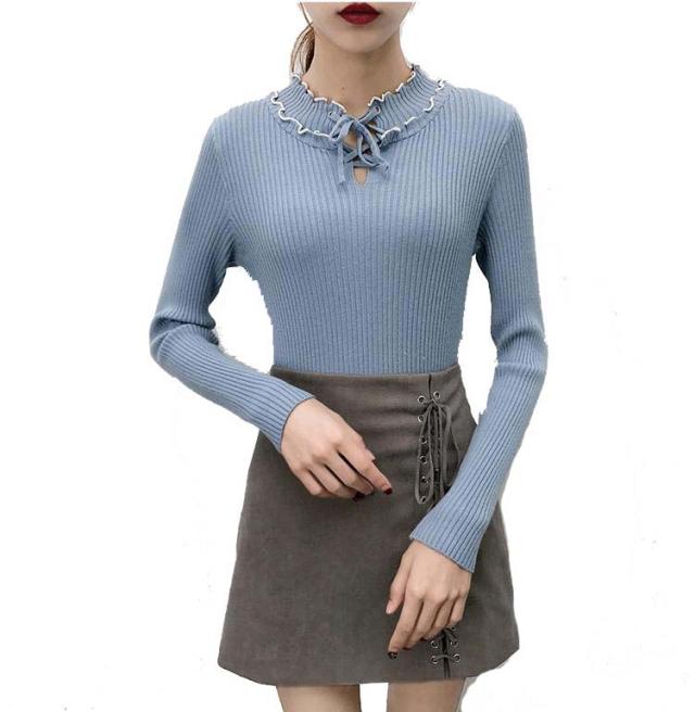 二着送料無料 長袖 レディース tシャツ ベアトップ 細身 胸開き 胸開きタートルネック ナイトクラブ服 ストレッチ ニット セーター の通販はau Pay マーケット Luck Start