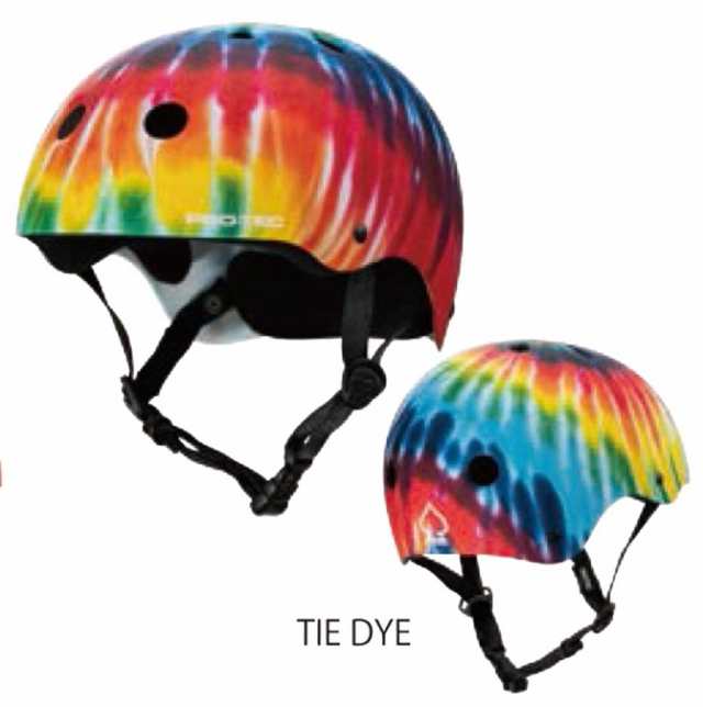 スポーツ ヘルメット PRO-TEC CLASSIC SKATE TIEDYE 自転車 スケートボード スノーボード メンズ レディース ジュニア