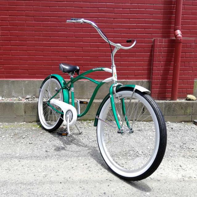 自転車 ビーチクルーザー 26mens Std ホッパー 26インチ レインボー 通勤 通学 おしゃれの通販はau Pay マーケット ｌａｎａｉ ｍａｋａｉ