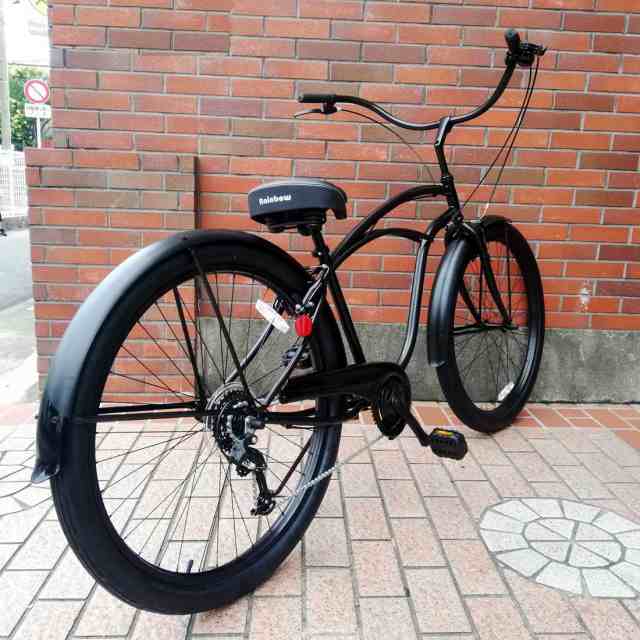 ビーチクルーザー 29インチ おしゃれ 自転車 通勤 通学 レインボービーチクルーザー 29er-8D ダースベーダーの通販はau PAY マーケット  - ＬＡＮＡＩ ＭＡＫＡＩ | au PAY マーケット－通販サイト