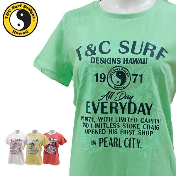 ティーアンドシーサーフデザイン T C Surf Designs タウン カントリー タウカン Tシャツ レディース 半袖 綿 Dl1216 メール便も対応 の通販はau Pay マーケット スポーツ イング