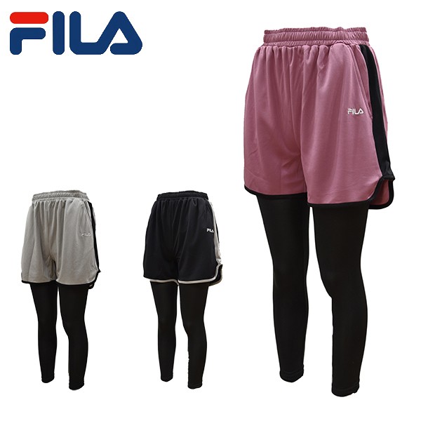 フィラ Fila レディース ハーフパンツ ショートパンツ レギンス スパッツ 2点セット 女性 吸水速乾 ドライ Uv スポーツジム ランニング Fの通販はau Pay マーケット スポーツ イング