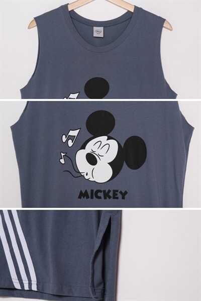 Disney新作 ワンピース レディース ミッキー ディズニー ノースリーブ ロング丈 ゆったり 体型カバー ルームウェア Mick0702 の通販はau Pay マーケット Bonyn