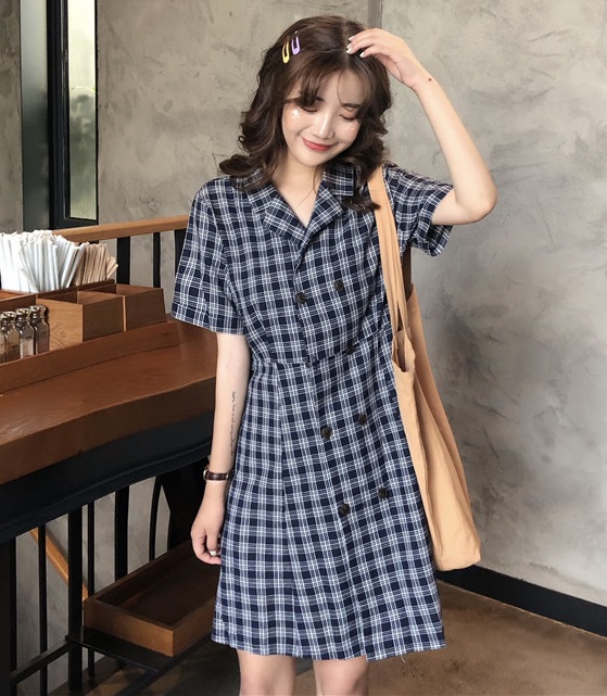 シャツワンピース 白 黒 チェック柄 半袖 代 30代 40代 春 夏 秋 シャツワンピース カジュアル 韓国 きれいめ 大人可愛い ワンピース の通販はau Wowma Rinatrad