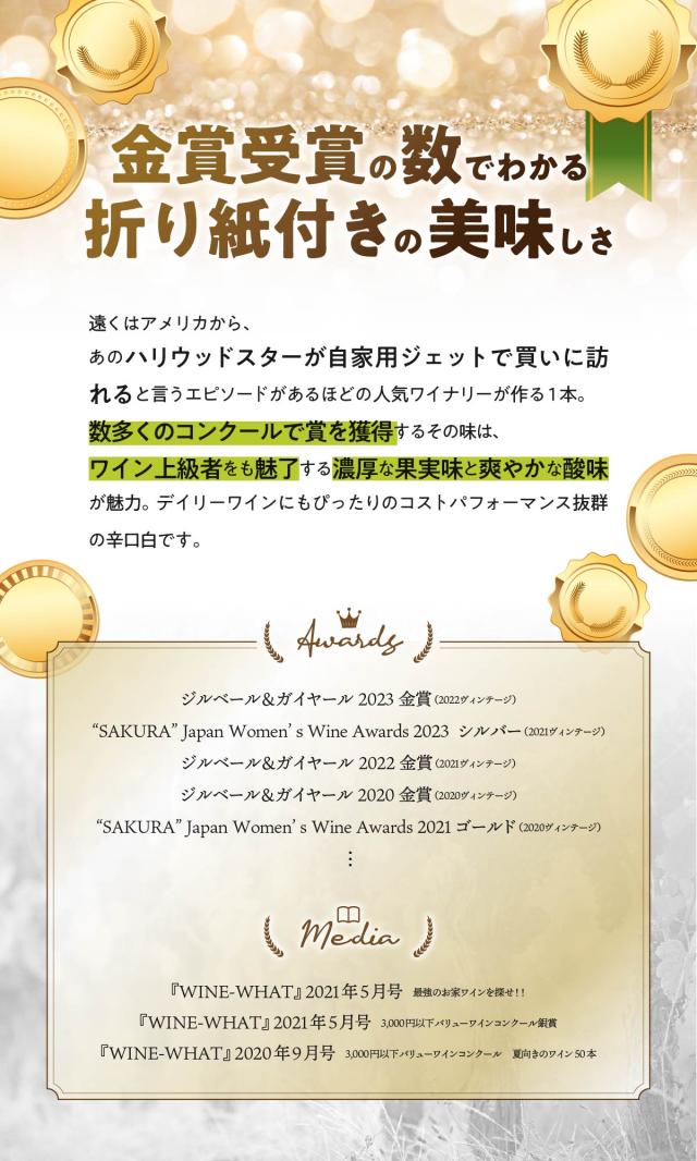 【白】ハリウッドスター御用達ワイナリーが造るデイリーワインの決定版！ドメーヌ・アラン・ブリュモン ガスコーニュ ブラン 【12本セット】 フランス 白 辛口 グロ・マンサン ソーヴィニヨン・ブラン お祝い ギフト WineDish_3