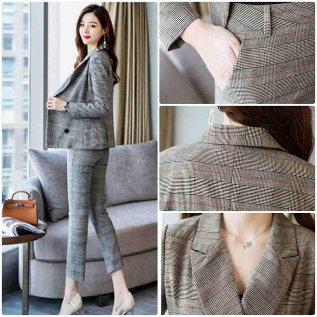 レディース 2点セットパンツスーツ ジャケット 腰紐クロップドパンツ 半端丈長袖 M L Xl 2xl大きいサイズ 送料無料の通販はau Pay マーケット エルネフジャパン