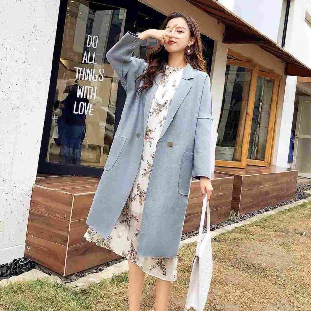 レディース チェスターコート ウール ジャケット アウター 秋 冬 ブルー ベージュ S M L Xl サイズ 送料無料の通販はau Pay マーケット エルネフジャパン