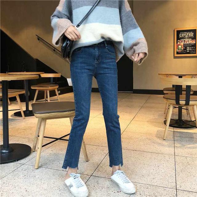 レディース デニム クロップドパンツ アンクル丈 スリム タイト ジーンズ ジーパン S M L サイズ 送料無料の通販はau Pay マーケット エルネフジャパン