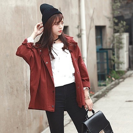 レディース ジャケット ボーイッシュ メンズライク コート ブルゾン アウター カジュアル 長袖 レッド ブラウン フリーサイズ 送料無料の通販はau Pay マーケット エルネフジャパン