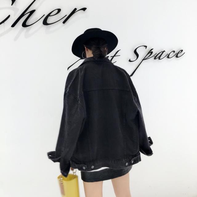 レディース デニムジャケット ジージャン Gジャン アウター 秋 冬 ボーイッシュ メンズライク カジュアル 長袖 グレー フリーサイズ 送料の通販はau Pay マーケット エルネフジャパン