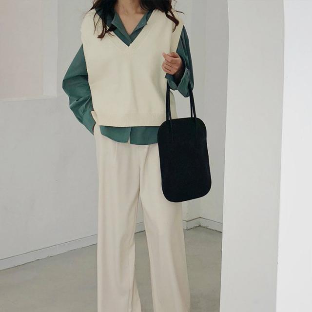 レディース ベスト ニットベスト Vネック ゆるシルエット トップス 春 おしゃれ お出かけ オフィス デイリー フリーサイズ 送料無料の通販はau Pay マーケット エルネフジャパン