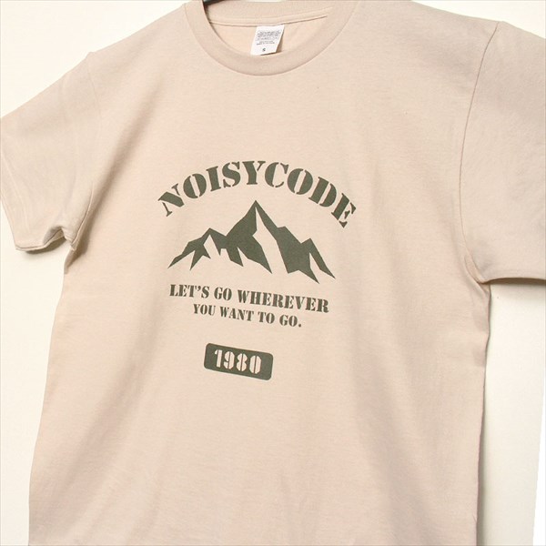 noisycode tシャツ オリジナル カレッジTシャツ カレッジロゴ 山