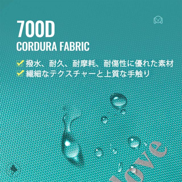 Truelove ショルダーバッグ 撥水 CORDURA 耐久素材 多機能 斜め掛け お散歩ポーチ ストラップ着脱式 リード使用可 大容量 軽量 サイフ カードケース ペットボトル スマホ収納 マグネット開閉 外内ポケット 収納力抜群 アウトドア ユーティリティバッグ TLB2181_7