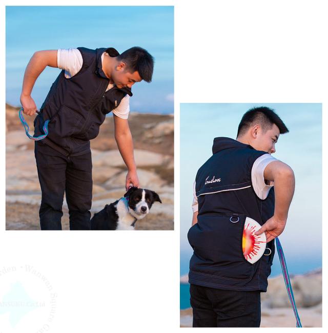 Truelove トレーナー用 ベスト ジャケット ブラック XS〜XL コーデュラ ナイロン unisex 高機能 防水 撥水 3M反射 安全性 5ポケット 裏地メッシュ 快適 着心地が良い 通気性 高耐久性 犬の訓練 トレーニング スタイリッシュ 高品質 ドッグトレーナーベスト_12